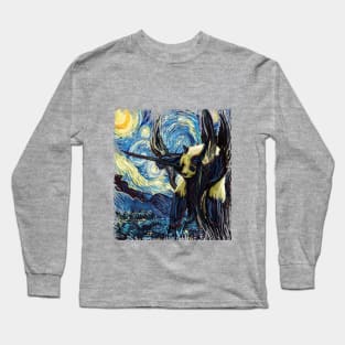 Panda starry night Long Sleeve T-Shirt